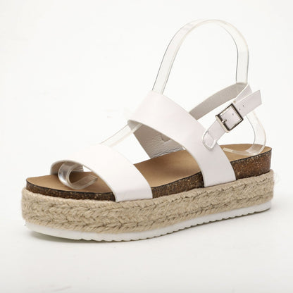 Belisama | Women’s Orthopedic Double Strap Espadrille Platform Sandals