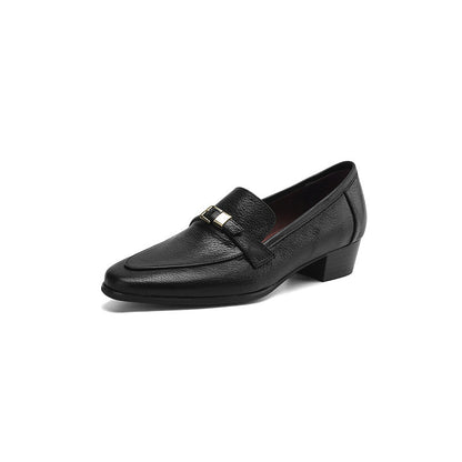 OrthoCare Leather Loafers - Low Heel Comfort
