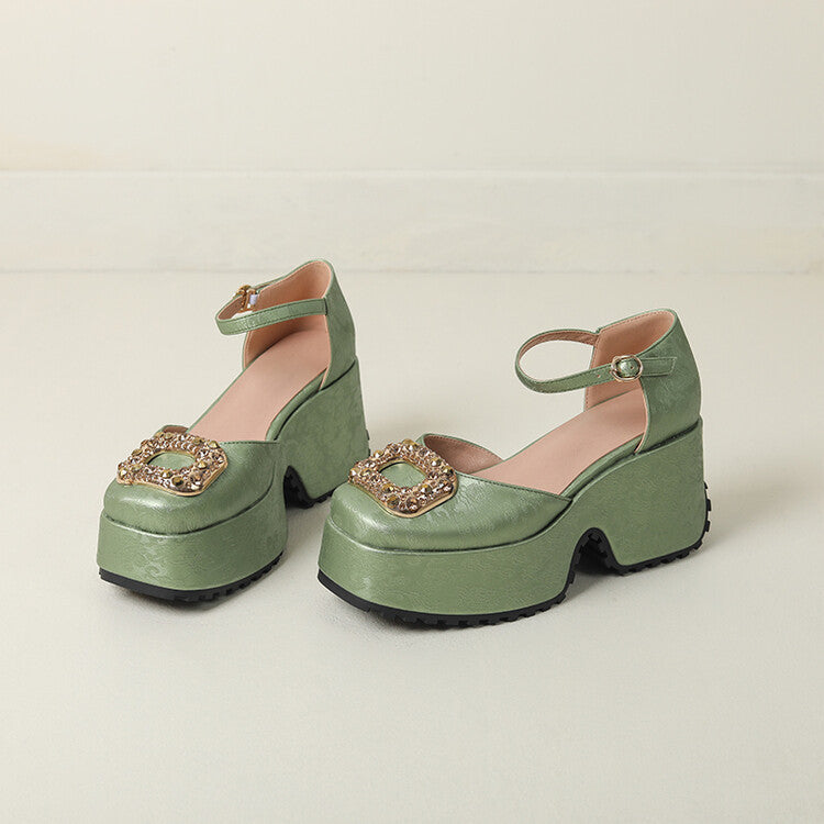 Celinea | Women’s Orthopedic Platform Mary Jane Heels