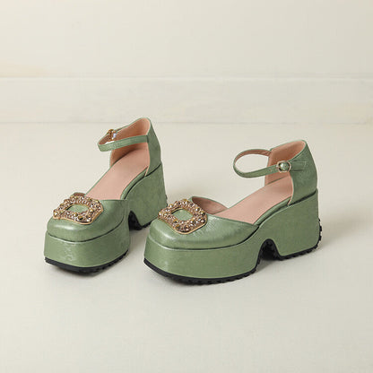 Celinea | Women’s Orthopedic Platform Mary Jane Heels