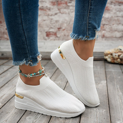 OrthoCare Unique And Comfortable Casual Shoes In Flyknit Mesh