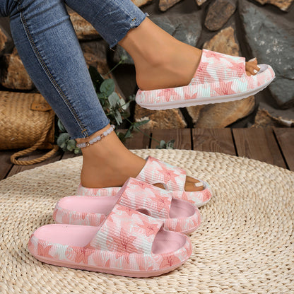 Nerina | Women’s Orthopedic Tropical Floral Comfort Slide Sandals
