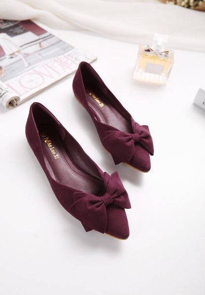 OrthoCare | Soft Bow Detail Ballet Flats