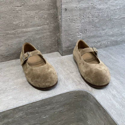 OrthoCare Mary Jane Shoes - Leather Buckle Comfort