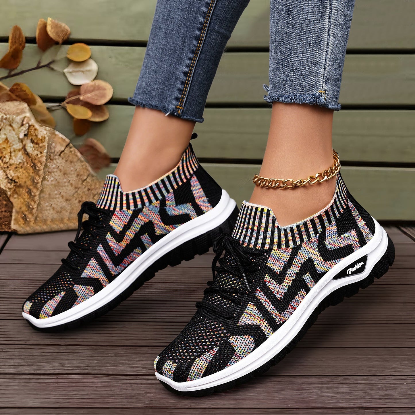 Daelina | Women’s Orthopedic Breathable Knit Running Sneakers