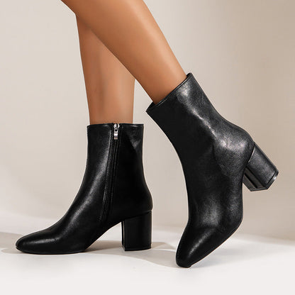 Mallory | Orthopedic Classic Block-Heel Ankle Boots