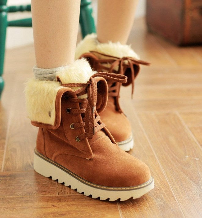 Sandra | Orthopedic Comfort winter Lace Up Boots