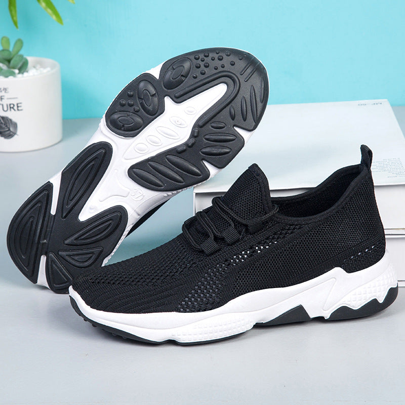 OrthoCare Women’s Breathable Knit Sneakers – Lightweight Cushioned Comfort Walking Shoes
