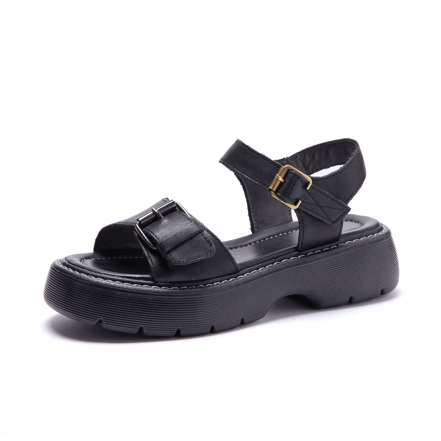 Octavia | Women’s Orthopedic Double Strap Platform Sandals