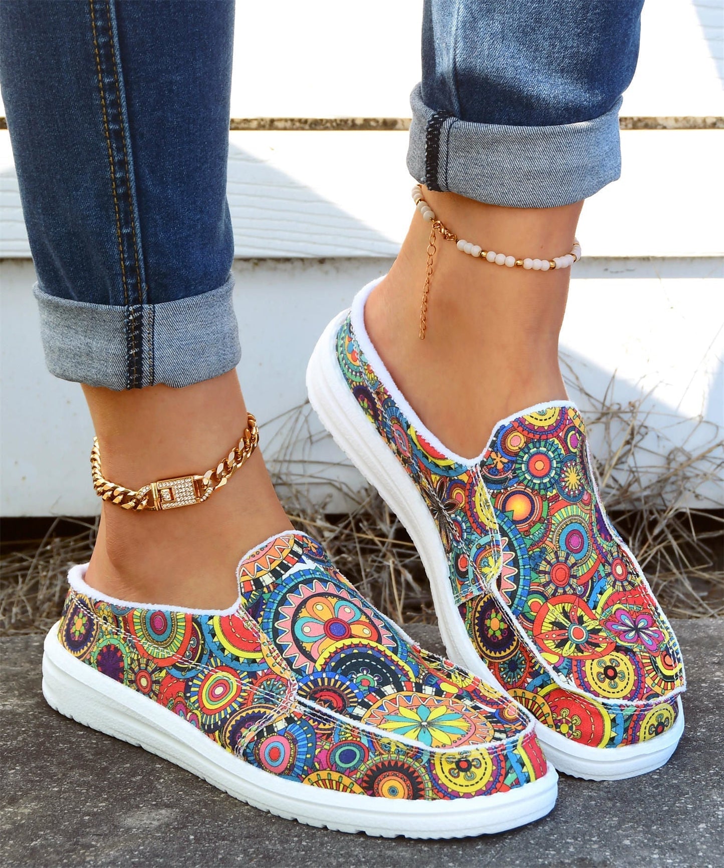 OrthoCare Trendy Floral Slippers For Spring And Summer