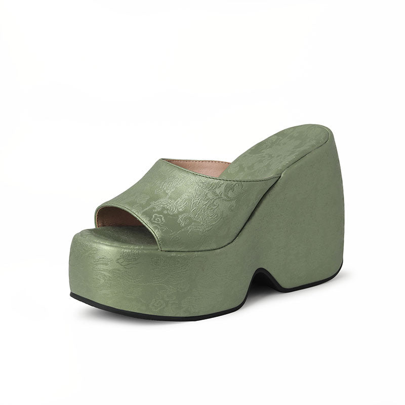 Halo | Women’s Orthopedic Platform Wedge Slide Sandals