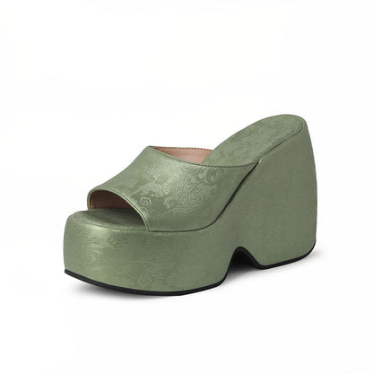 Halo | Women’s Orthopedic Platform Wedge Slide Sandals