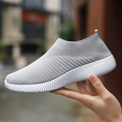 Orthopedic Balanc Women’s Slip-On Sneakers – Breathable Lightweight Walking Shoes