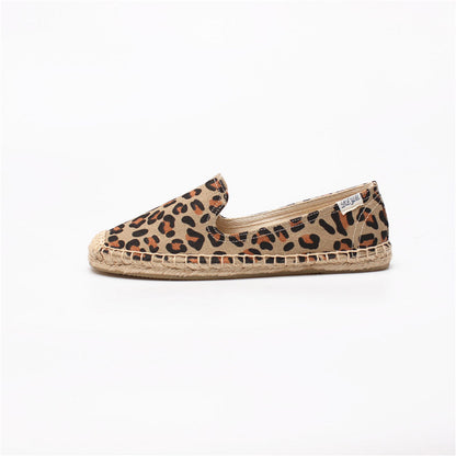 OrthoCare Animal Print Espadrille Slip-On Flats