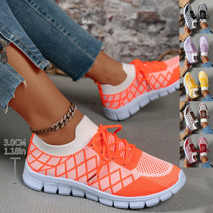 Magnolia | Women’s Orthopedic Breathable Knit Walking Sneakers