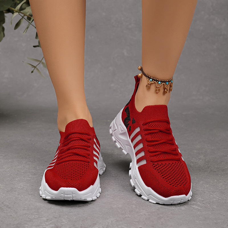 OrthoCare AirStride Chunky Sneakers – Breathable Lightweight Everyday Walking Shoes