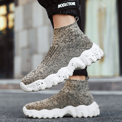 Orthopedic Sock Sneakers – Air Cushion Chunky Sole Slip-On Comfort Shoes
