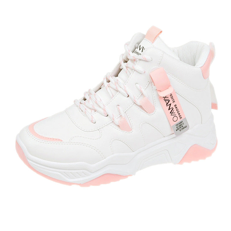 OrthoCare White High-Top Sneakers - Unique And Trendy Style