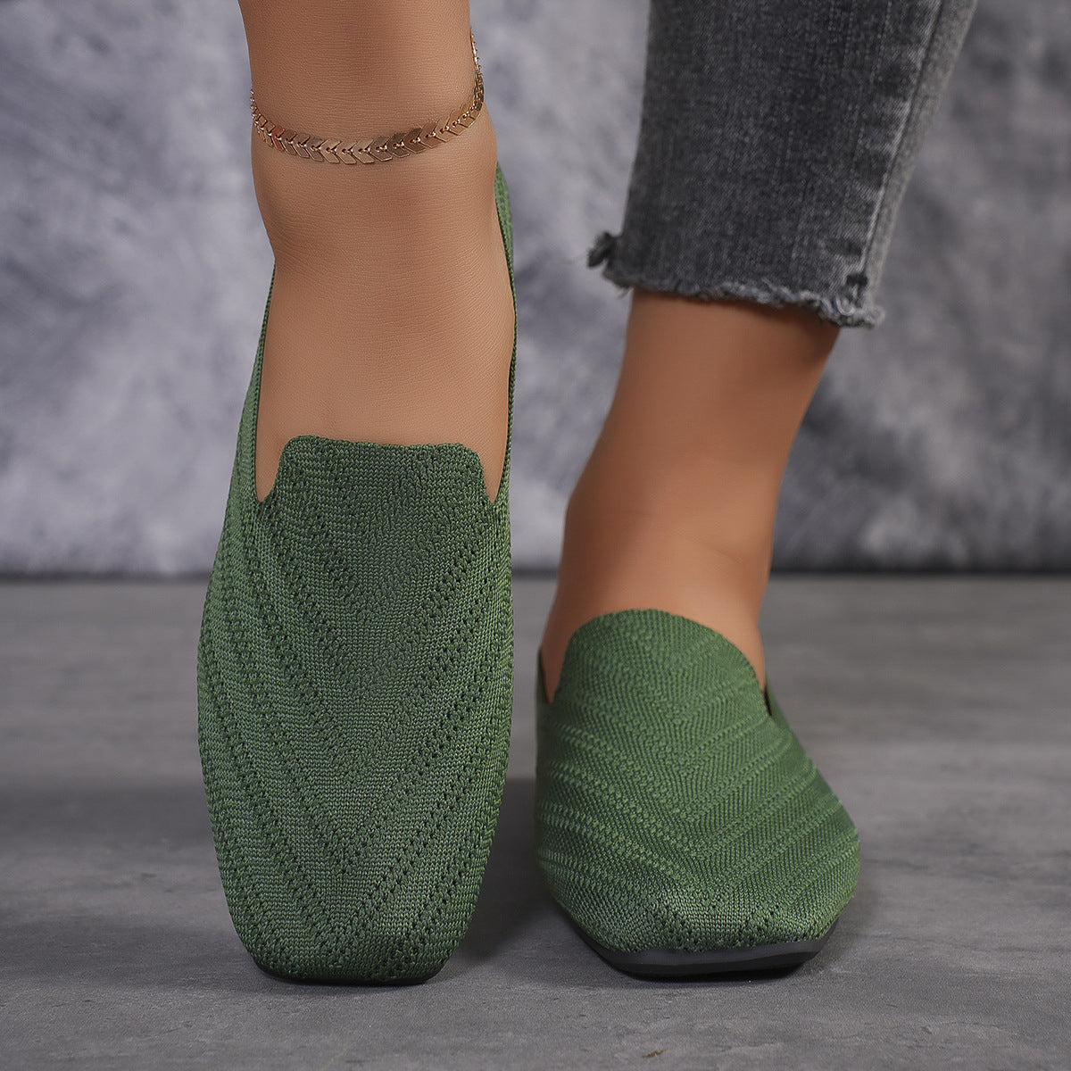 Anoura | Women’s Orthopedic Knit Slip-On Loafers