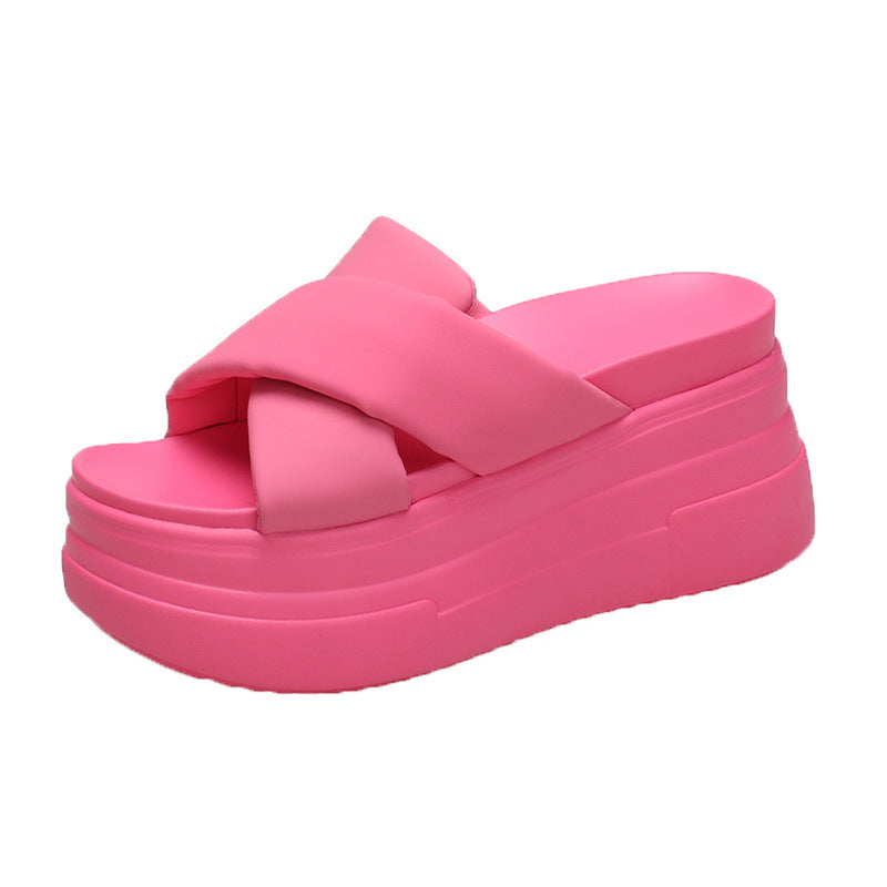 Vallora | Women’s Orthopedic Platform Comfort Slide Sandals