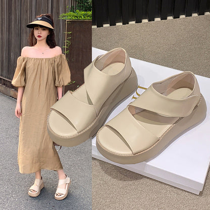 Wren | Women’s Orthopedic Cross Strap Platform Comfort Sandals