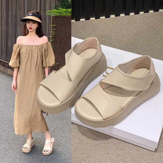 Wren | Women’s Orthopedic Cross Strap Platform Comfort Sandals