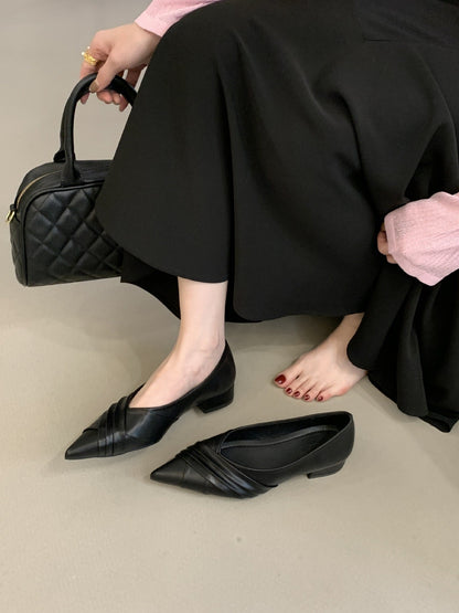 OrthoCare Pointed Toe Slip-On Flat Sandals