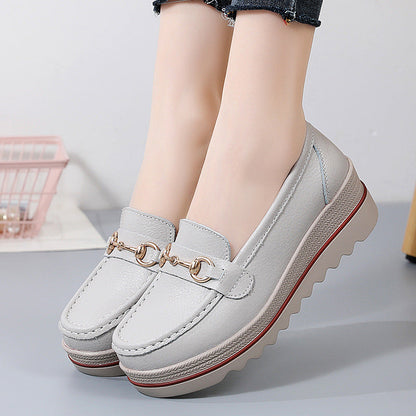 OrthoCare Leather Slip-On Shoes - Oversized Comfort