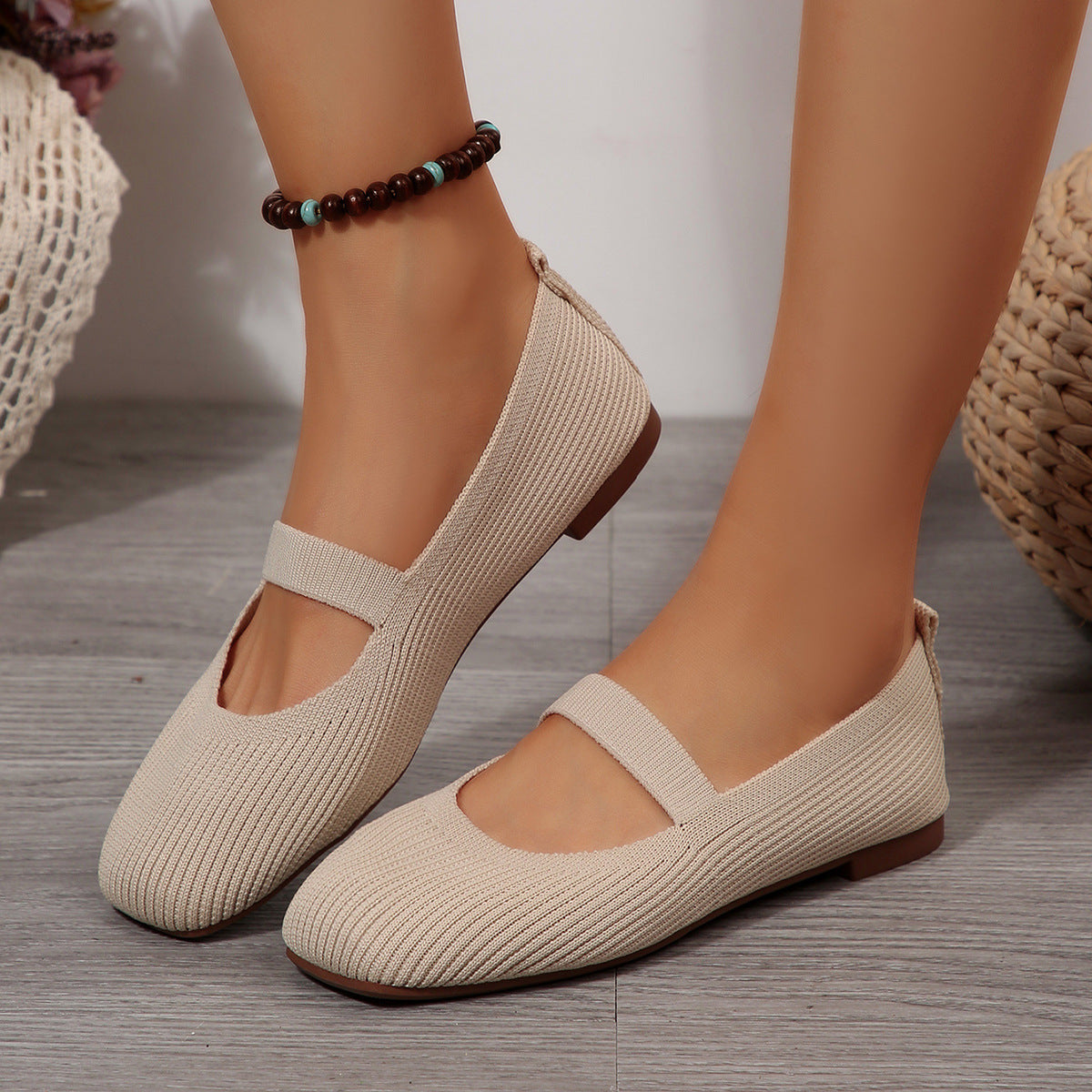 OrthoCare Lightweight Breathable Mesh Ballet Flats