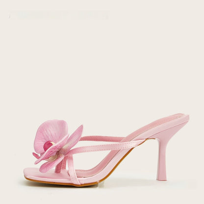 Quorra | Women’s Orthopedic Floral Embellished Stiletto Mule Sandals