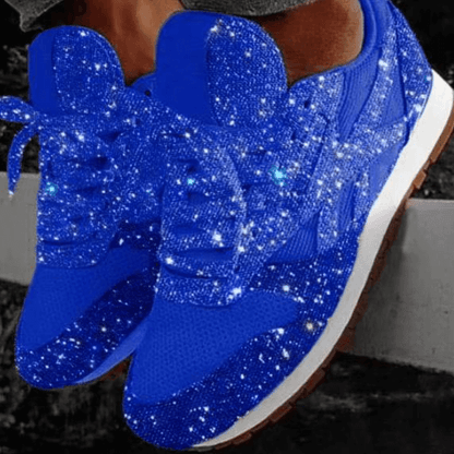 Adrianna | Sparkle Glitter Orthopedic Fashion Sneakers with Cushioned Support