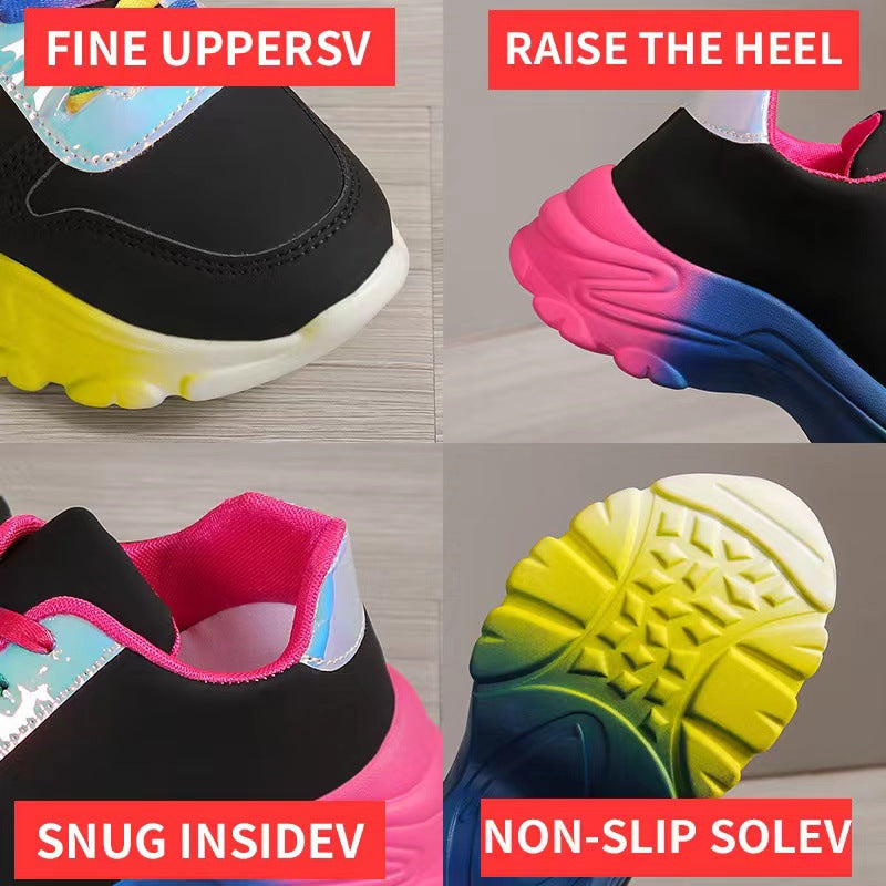 OrthoCare Rainbow Sports Sneakers - Unique Style And Comfort