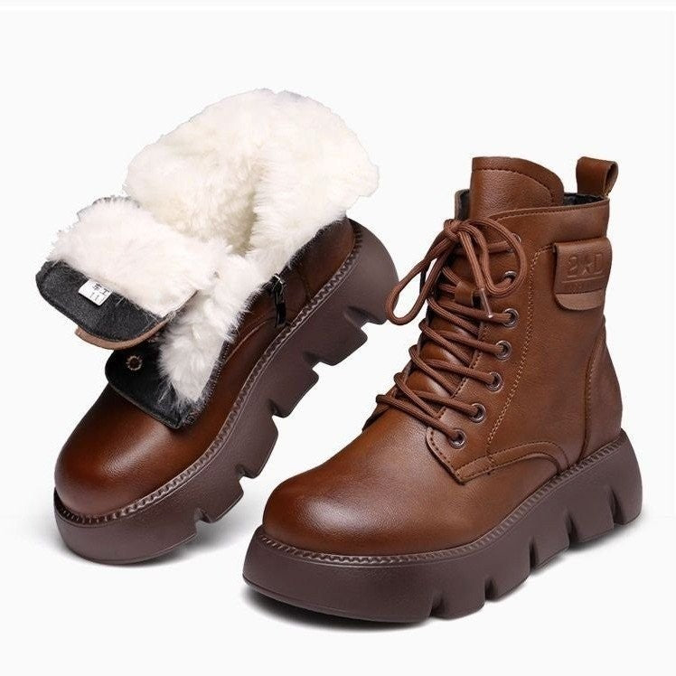 Marissa | Orthopedic Foldable Fur Chunky Winter Boots