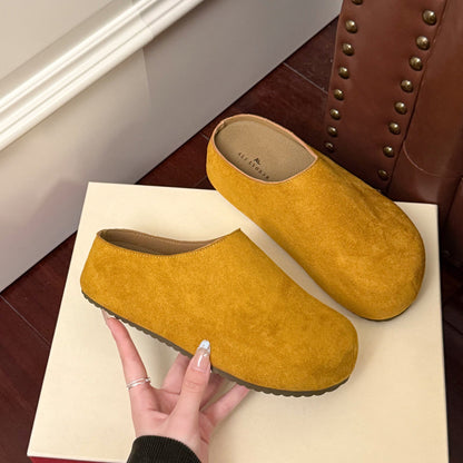 OrthoCare Cozy Suede Slip-On Clogs – Lightweight Comfort Indoor & Outdoor Shoes