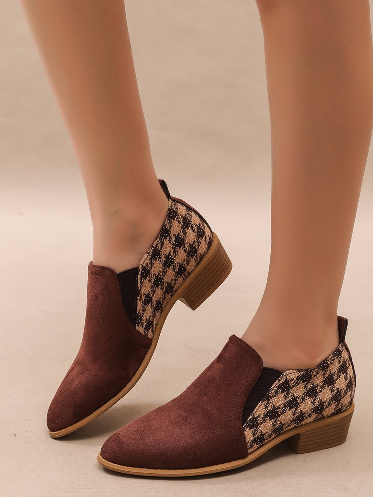 OrthoCare Retro Slip-On Shoes In Block Color