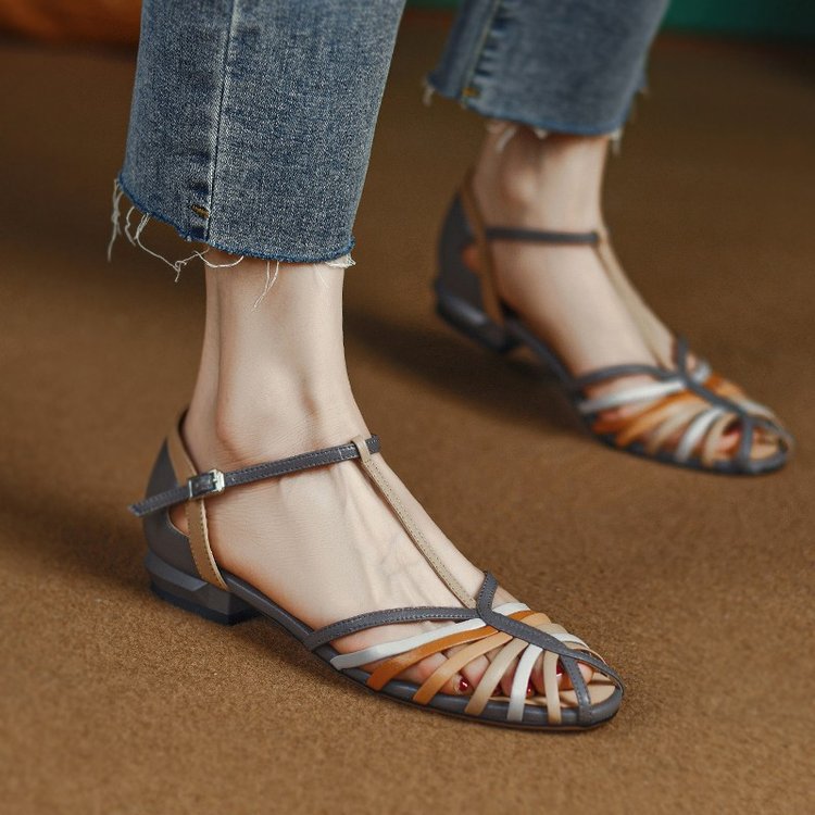 Wrenley | Women’s Orthopedic Strappy Kitten Heel Sandals