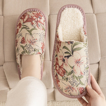 Kallista | Women’s Orthopedic Cozy Floral House Slippers