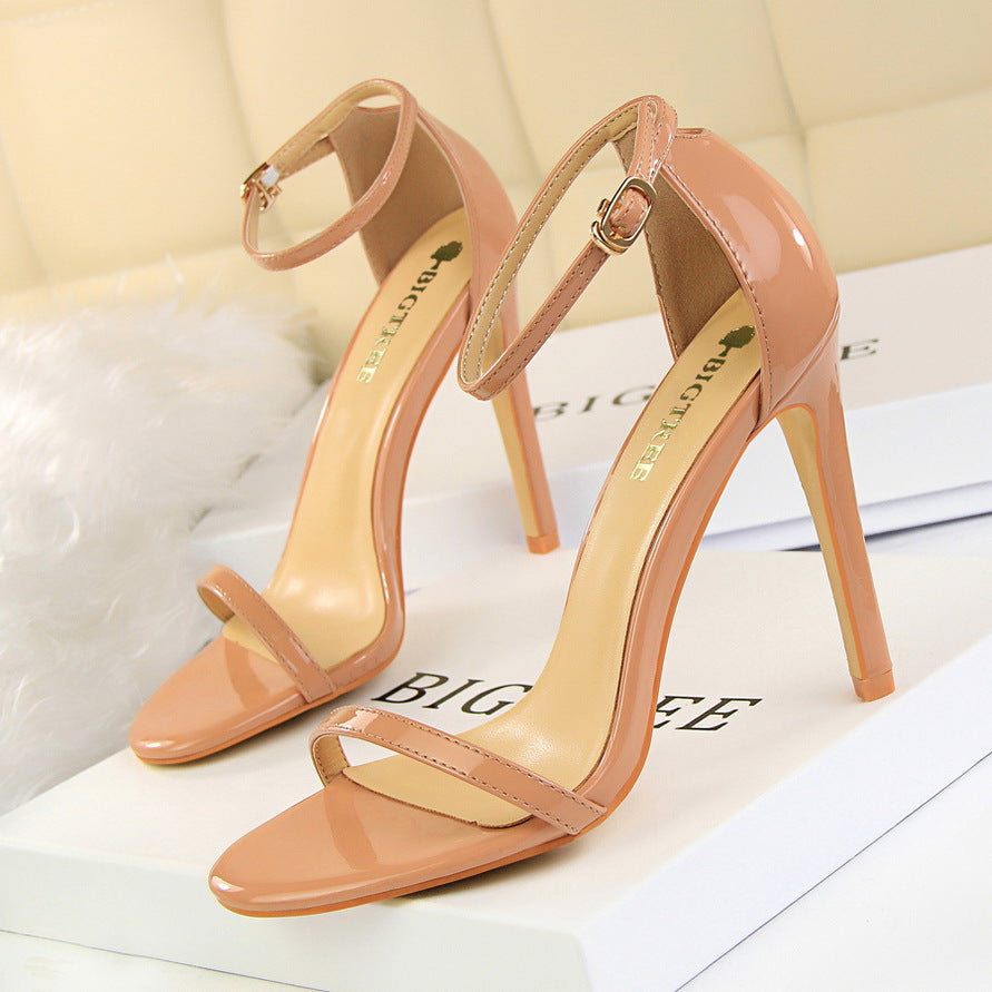Ayana | Women’s Orthopedic Transparent Strap Stiletto Heel Sandals