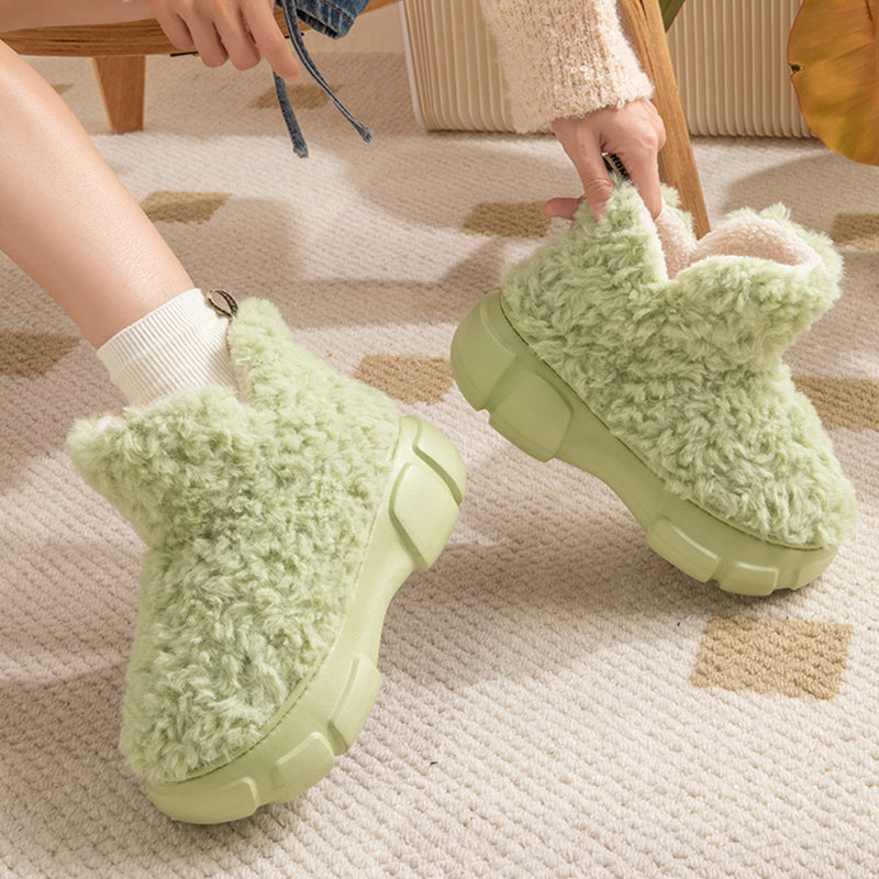 Mildred | Plush Teddy Orthopedic Winter Ankle Boots