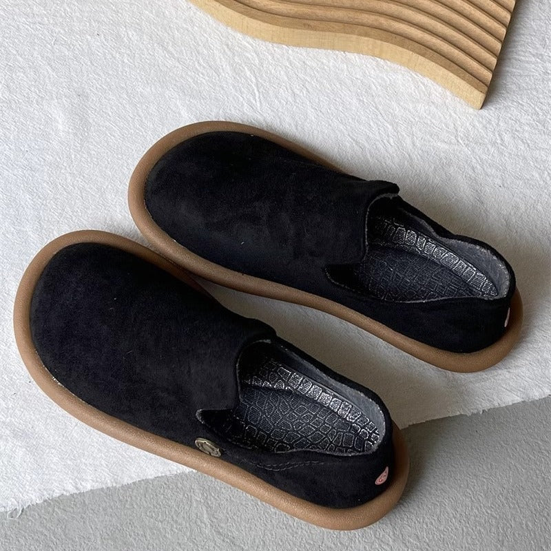 OrthoCare British And Vintage Style Suede Pumps