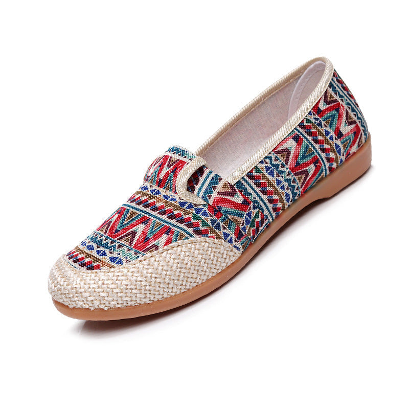 Jovita | Women’s Orthopedic Boho Espadrille Slip-On Flats