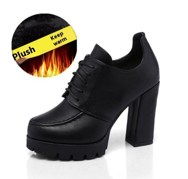 OrthoCare Shoes With Unique Thick Heels And Platform