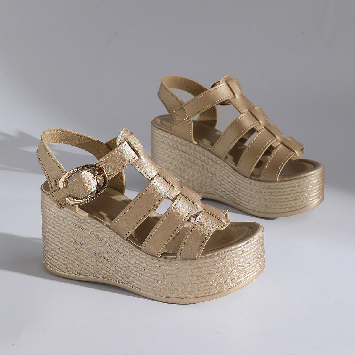Emberly | Women’s Orthopedic Gladiator Platform Wedge Sandals