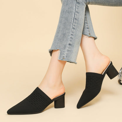 Meliora | Women’s Orthopedic Pointed Toe Mule Heels