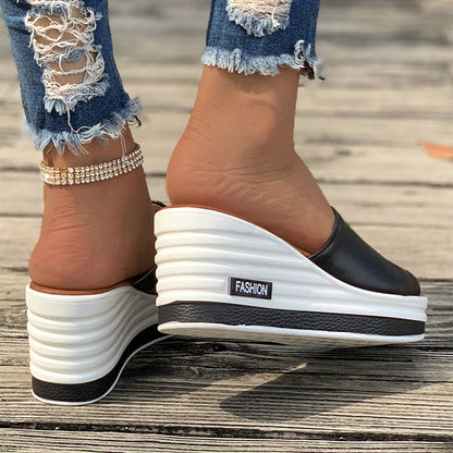 OrthoCare Fish Mouth Heeled Sandals: Unique Summer Elegance