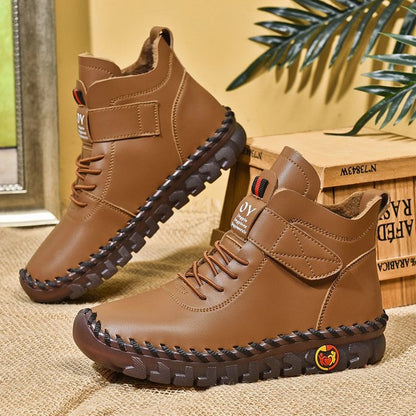Margaret | Classic Combat-Style Orthopedic Lace-Up Boots
