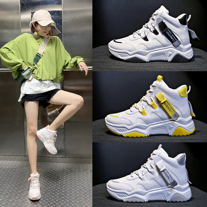 OrthoCare White High-Top Sneakers - Unique And Trendy Style