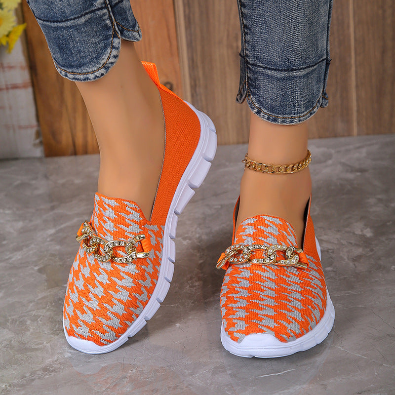 OrthoCare Houndstooth Shoes: Unique Elegance And Comfort