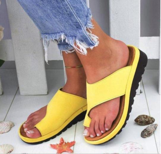OrthoCare Flat Soft Slippers, Unique Design For Everyday Comfort