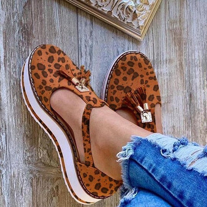 OrthoCare Fringe Flat Shoes - Spring Elegance